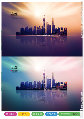 上海风光设计图__广告设计_广告设计_设计图库