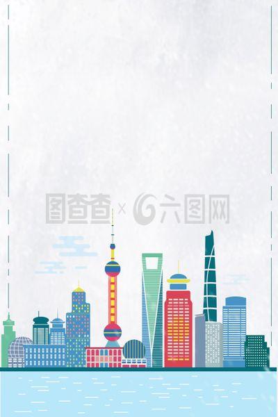 手绘上海 扁平化设计中的夏日广告美学